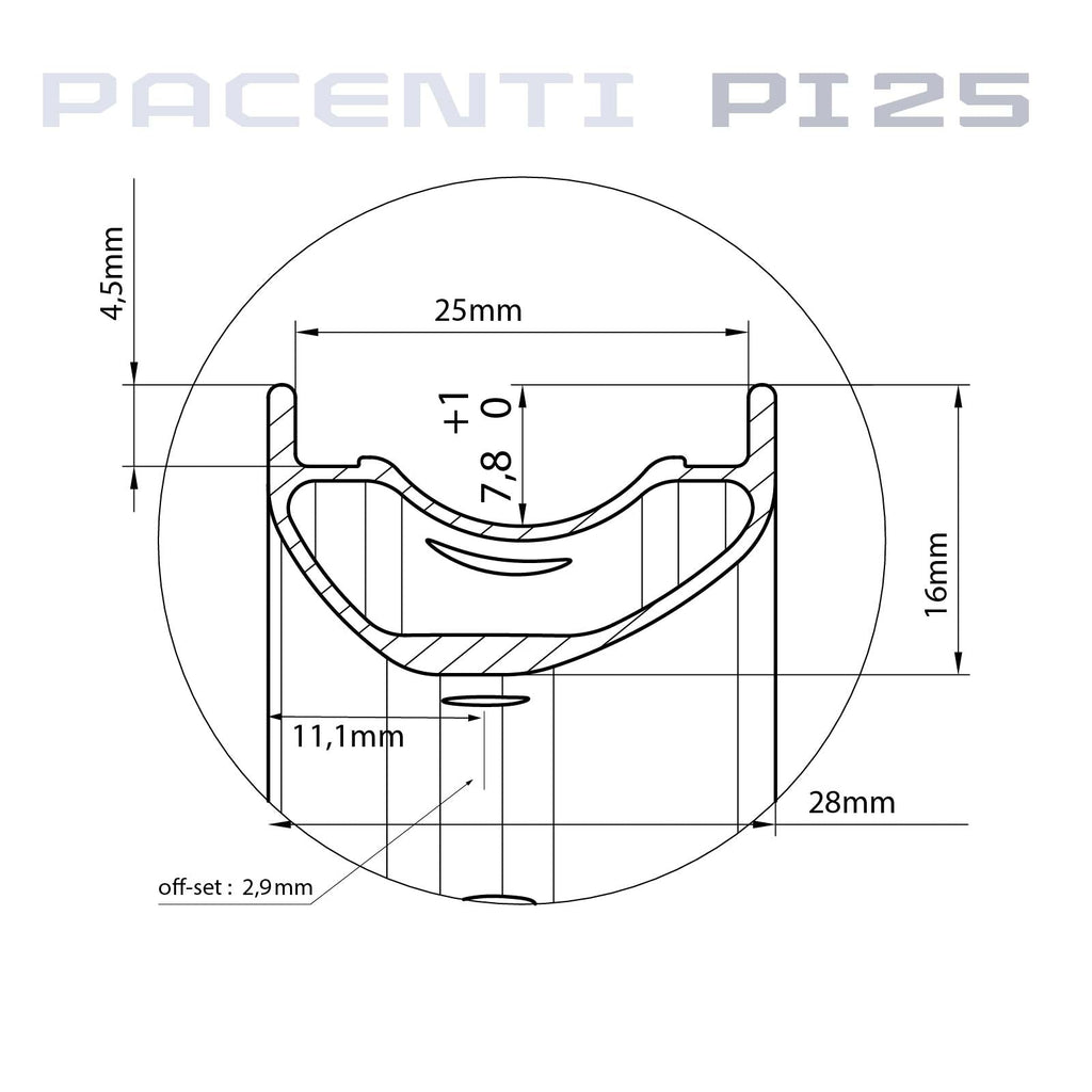 PI25-Gravel Wheelset 700c 142mm C-Lock
