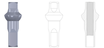 Pillar Brass Spoke Nipple 14g double square head 16mm