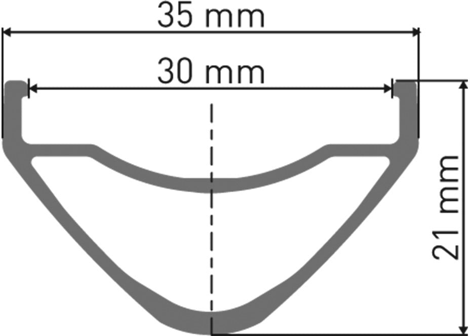 DT Swiss E 532 disc-specific Presta Black Rim
