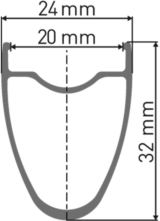 DT Swiss RR 521 DB SBWT Presta-drilled Black 700c