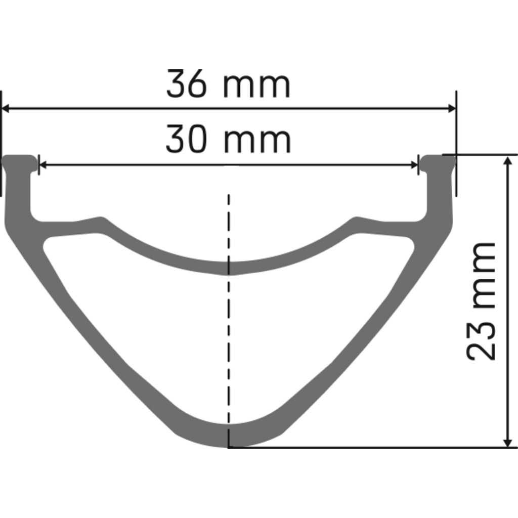 DT Swiss FR 571 SBWT disc-specific Presta Black Rim