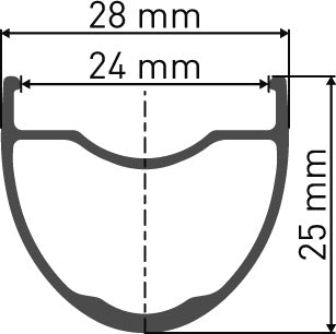 DT Swiss GR 531 DB SBWT Presta-drilled black Rim