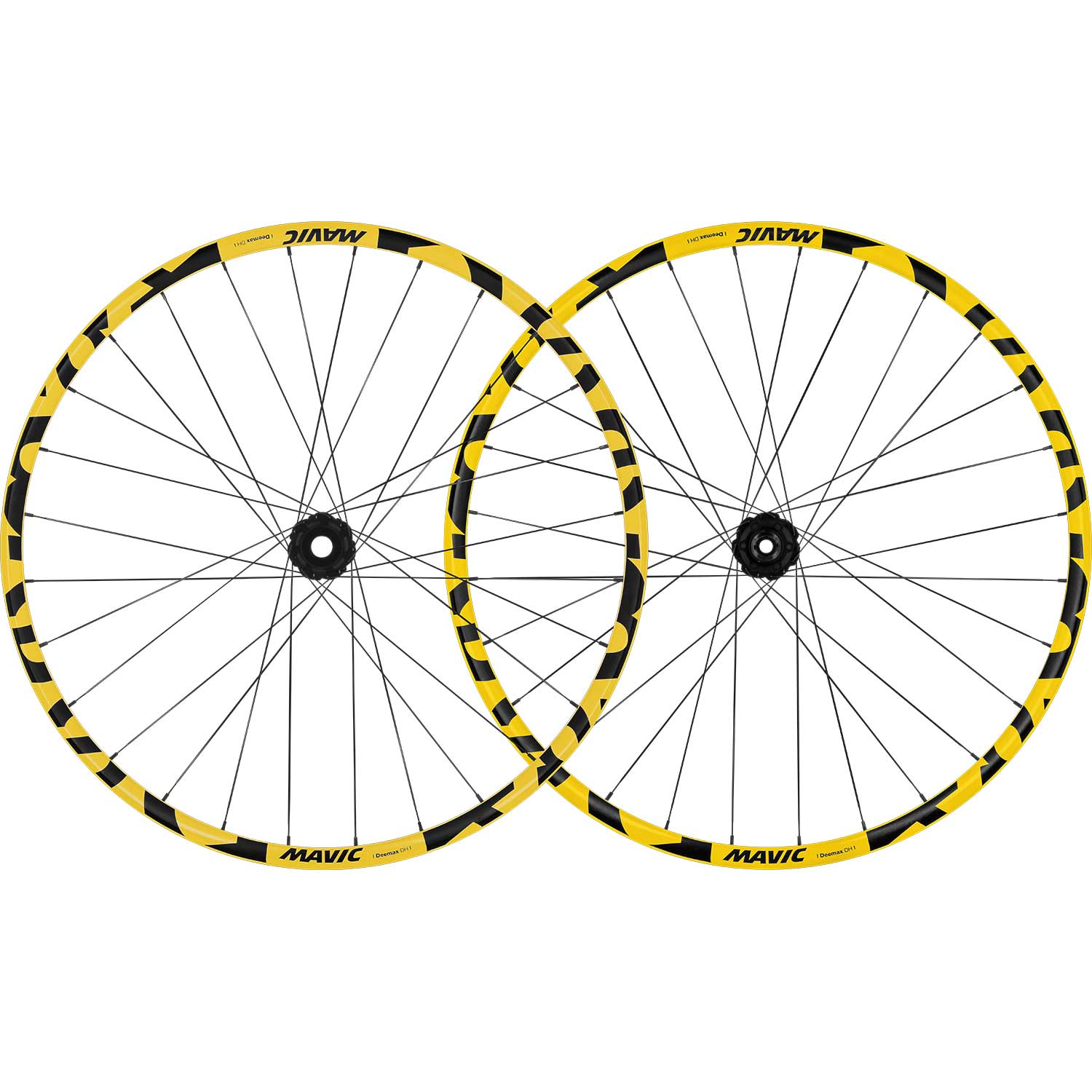 Mavic Deemax DH Yellow 29 6 Bolt Boost Wheelset