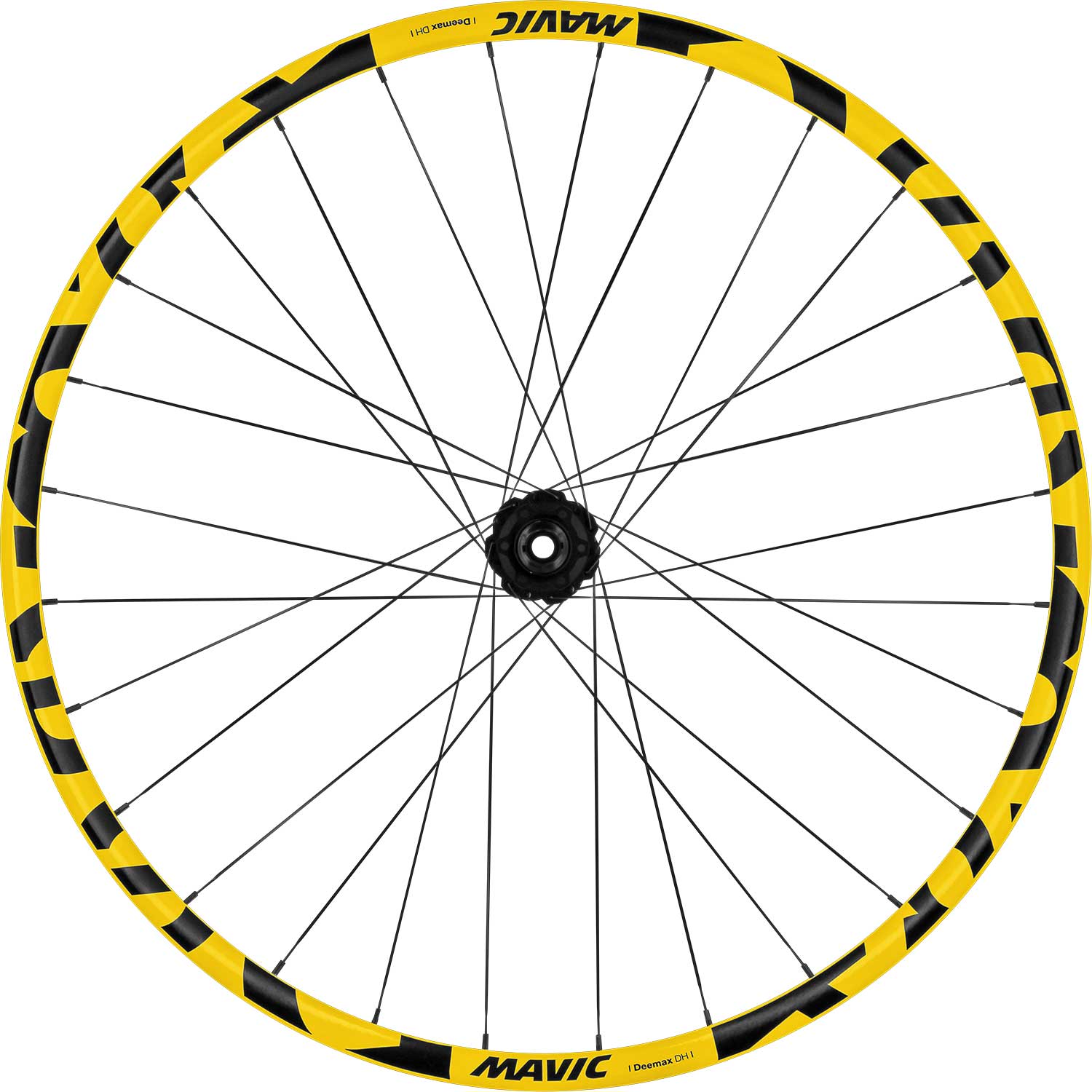 Mavic Deemax DH Yellow 29 6 Bolt Boost Wheelset