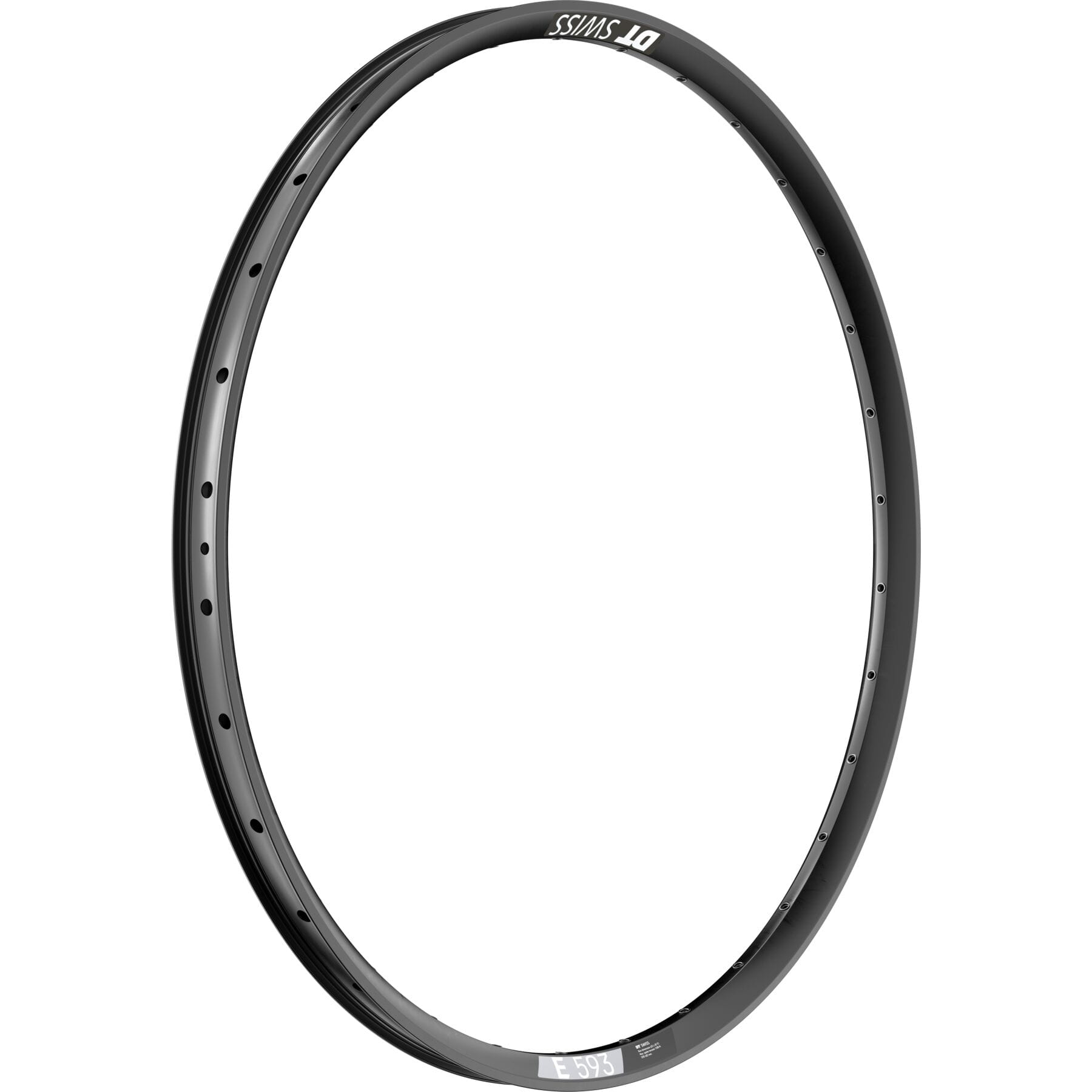 DT Swiss E 593 pin-joined disc-specific Presta Black Rim
