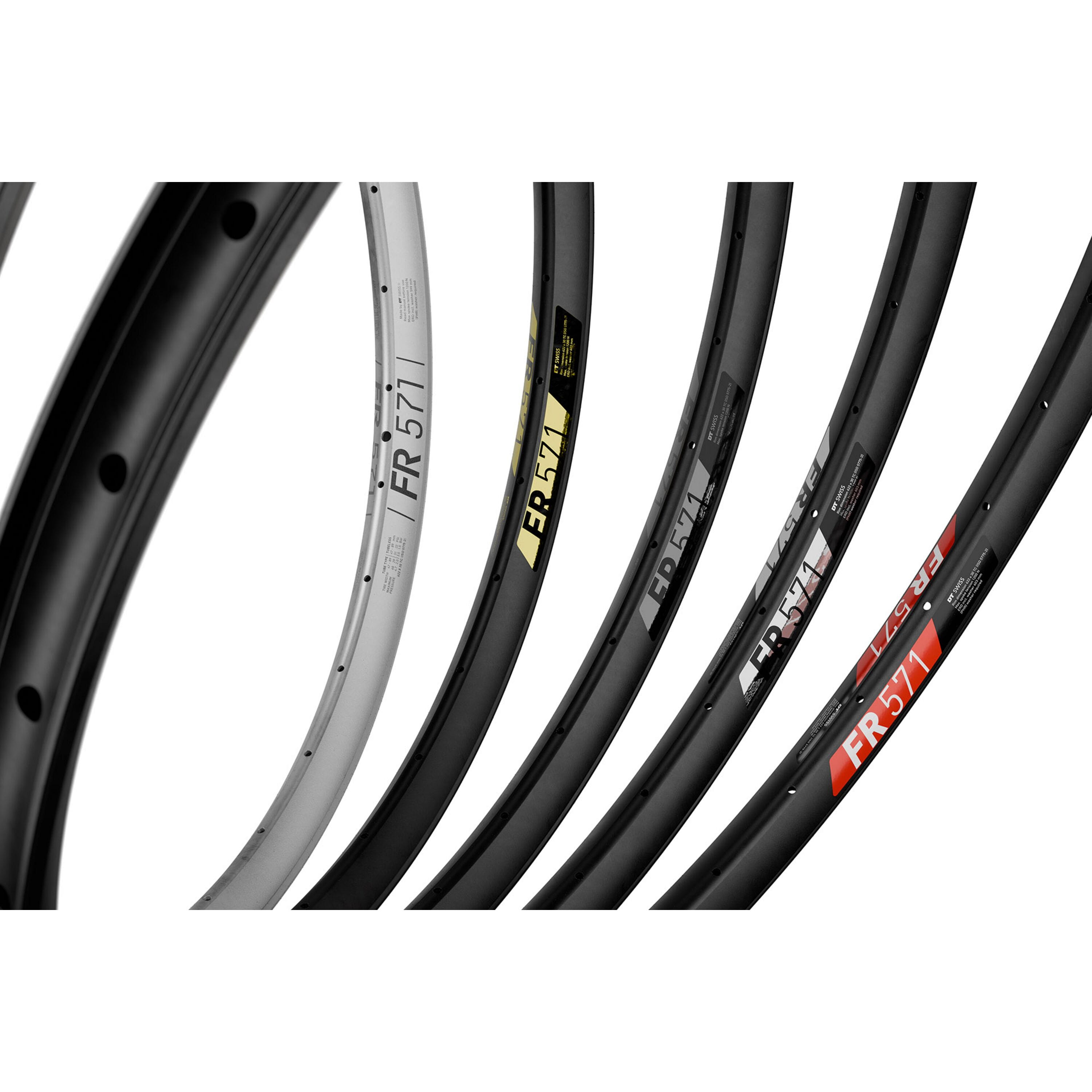 DT Swiss FR 571 SBWT disc-specific Presta Black Rim