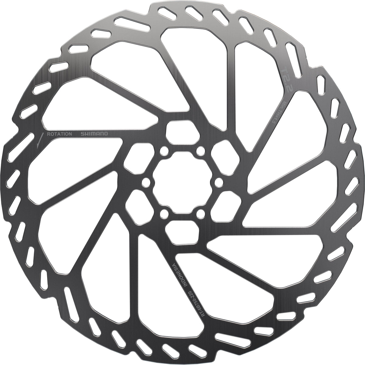 Shimano RT-6B750 rotor 6-bolt, 220 mm, 2.2mm thickness