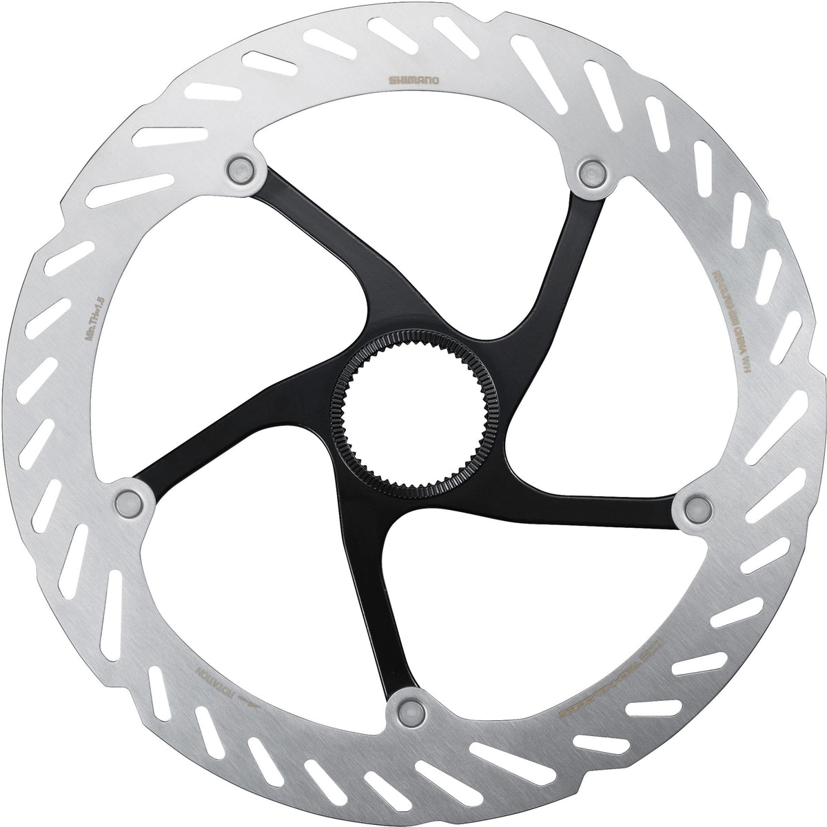 Shimano RT-CL700 Ice Tech rotor with external lockring, 203 mm