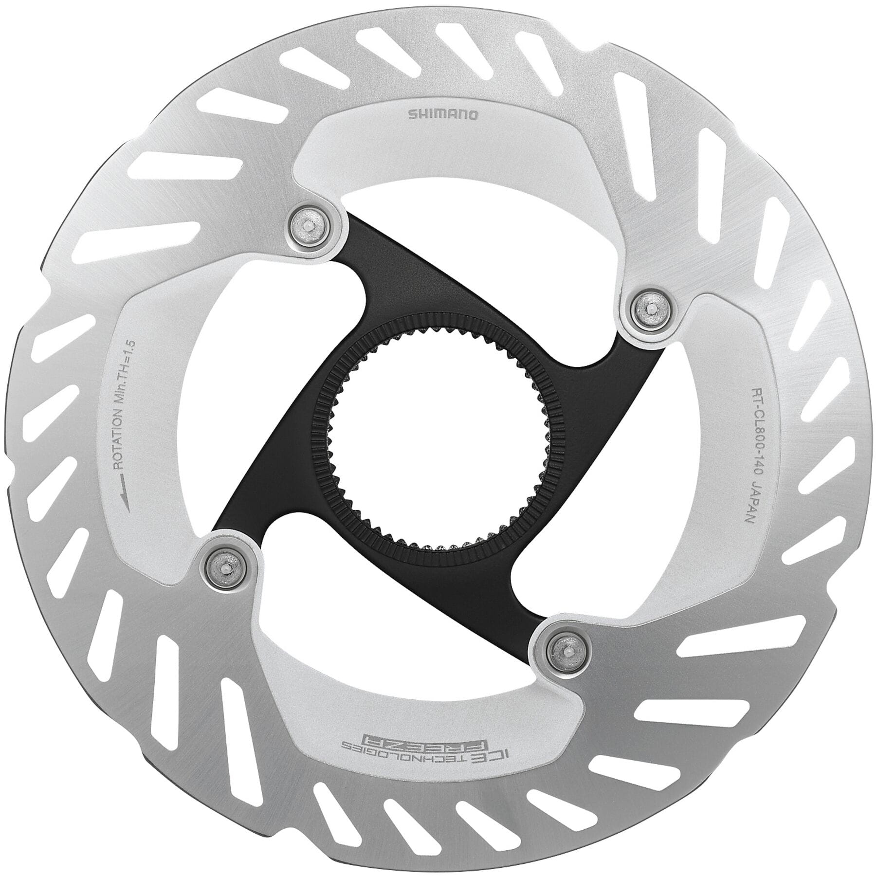 Shimano RT-CL800 Ice Tech FREEZA rotor with external lockring, 140 mm