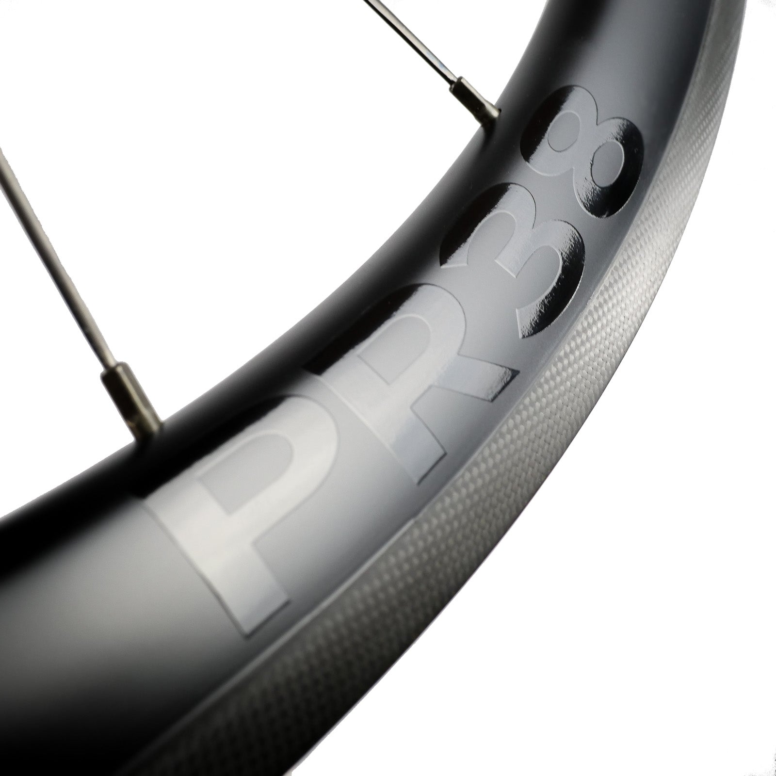 PR38 Carbon Rim Brake Wheelset 700c 20H/20H