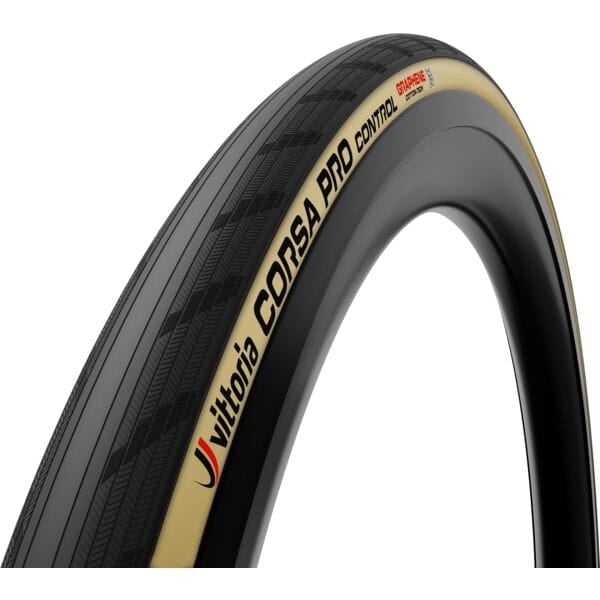 Vittoria Corsa Pro Control TLR Black/Tan G2.0 Tyre