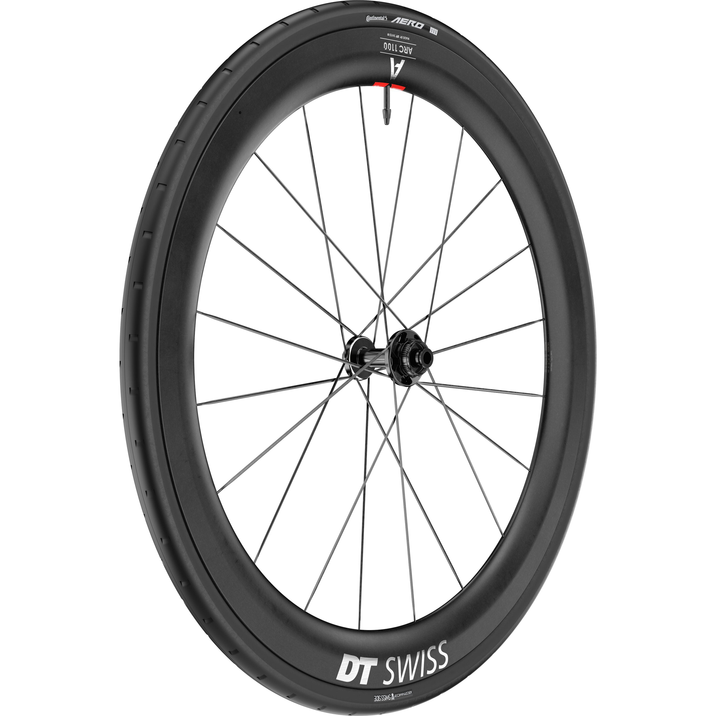 ARC 1100 DICUT disc brake WTS, carbon clincher 55 x 22 mm rim, front with tyre