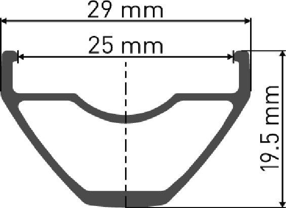 DT Swiss X 432 Sleeve-joined Presta Black 29" Rim
